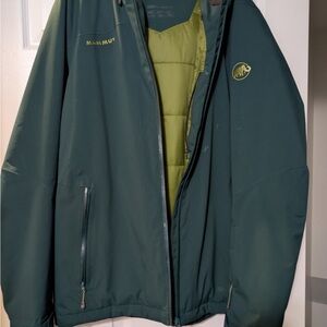 Mammut Men's Dark Green ski Jacket
